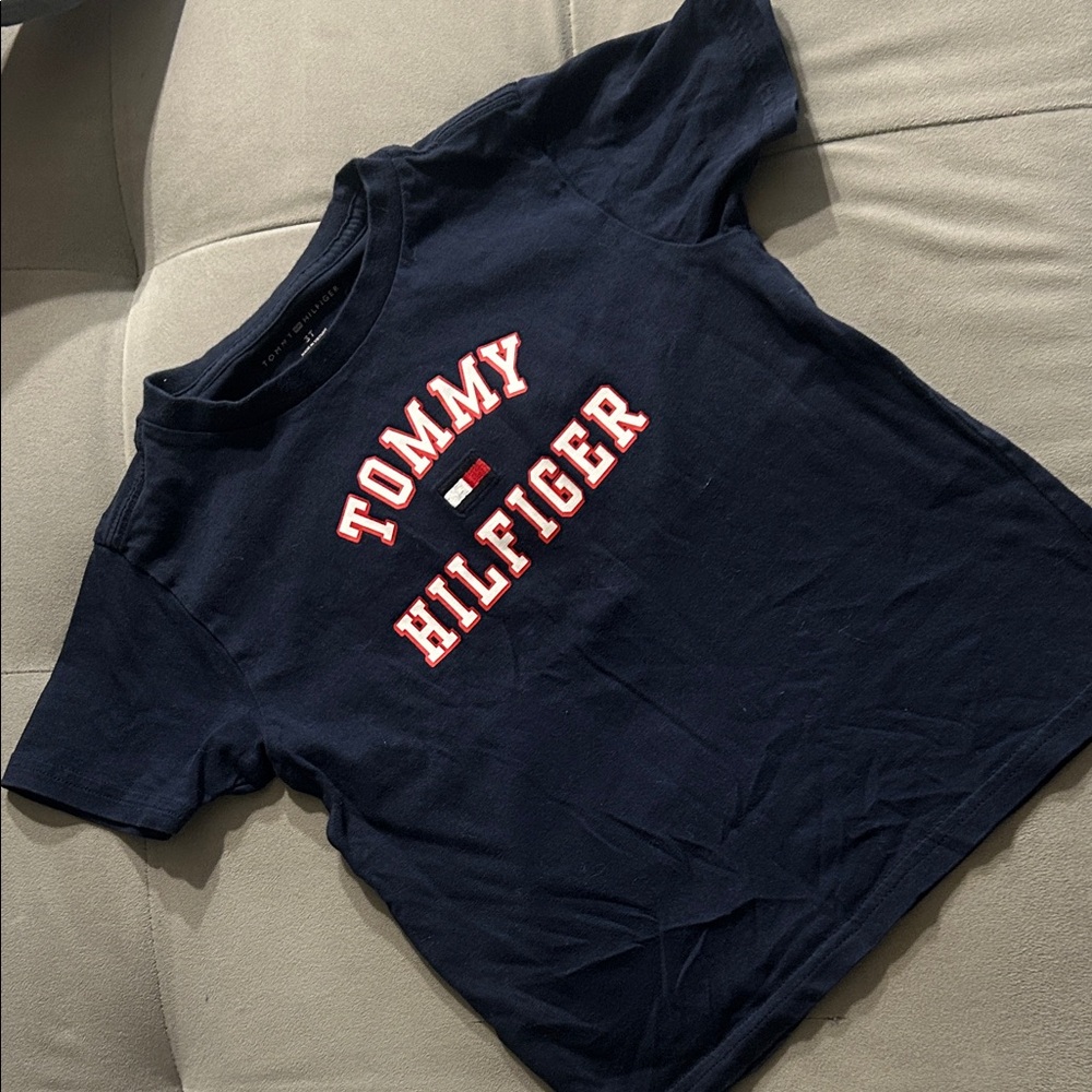 Tommy Hilfiger Kids Dark Blue Tee SZ 3T